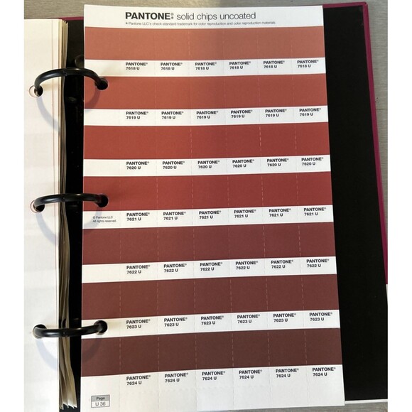 Pantone The + Plus Series Solid Chips UNCOATED Solid Color Book Reference - Picture 8 of 16